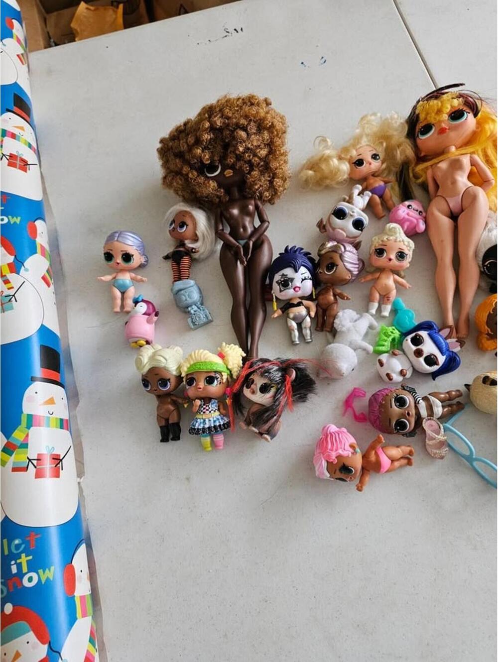 Large Mixed Doll Lot – LOL Surprise Fashion Dolls Babies & Pets  TLC / Parts Lot